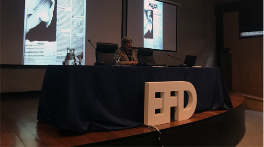 Lilian Celiberti / Tomada del Twitter de EFD