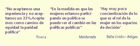 Citas de mujeres de Rivera, Maldonado y Bella Unión-Artigas