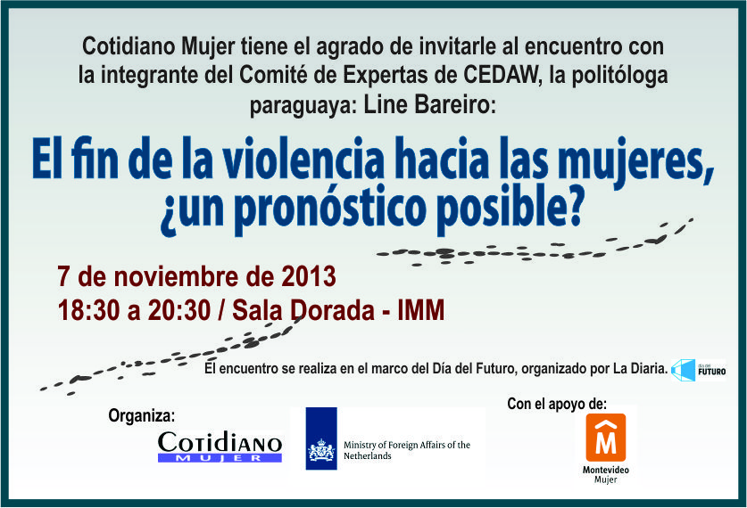 Invitación conversaciones con Line Bareiro - 7 Nov 2013