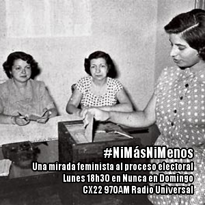 Ni más, ni menos - una mirada feminista al proceso electoral